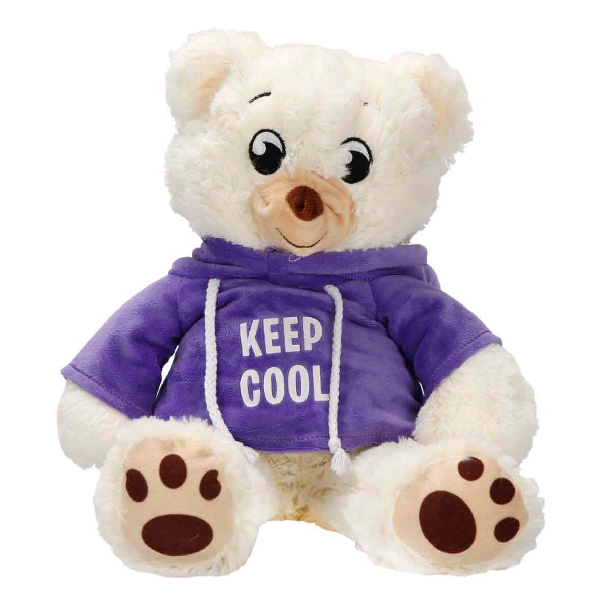 Boi Peluş Ayı 30 cm - Mor