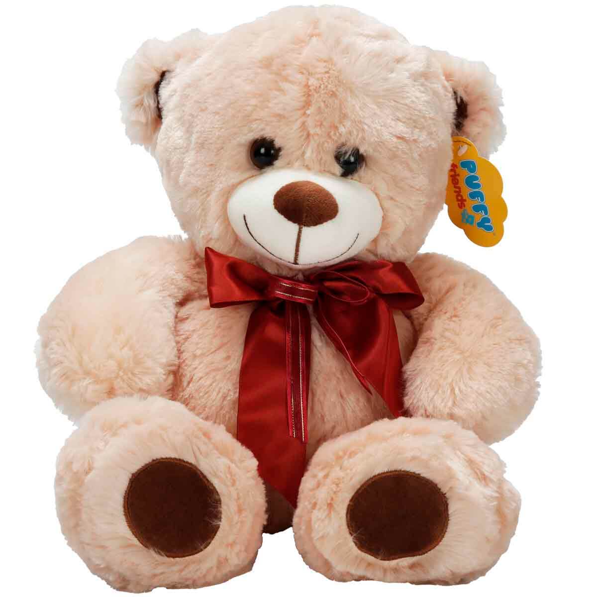 Teddy Ayı 30 cm - Kırmızı Kurdeleli