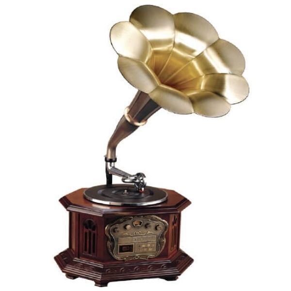 Crown Well Sekizgen Gramofon